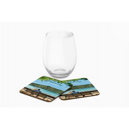 Dessous de verre d'Aix-les-Bains - La Dent du Chat