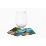 Dessous de verre d'Aix-les-Bains - L'esplanade du lac