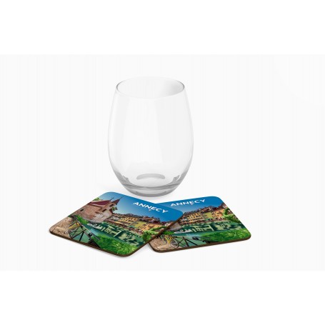 Dessous de verre de la ville d'Annecy