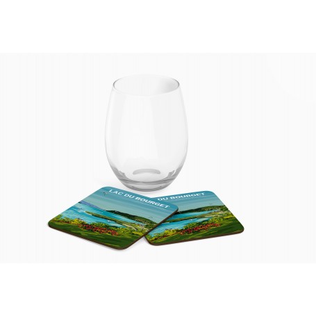 Dessous de verre d'Aix-les-Bains - Lac du Bourget