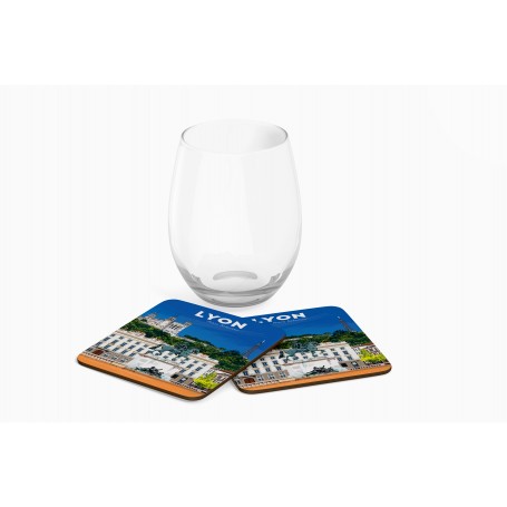 Dessous de verre de la ville de Lyon