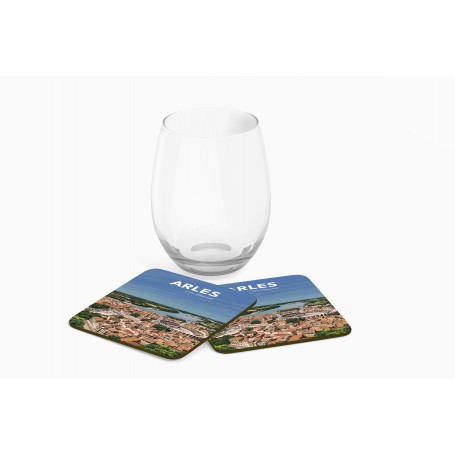 Dessous de verre d'Arles - aérienne
