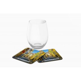 Dessous de verre Marseille - Le panier