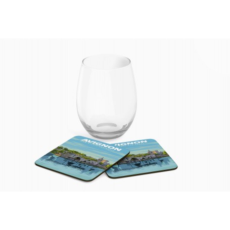 Dessous de verre de la ville d'Avignon