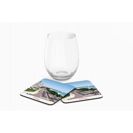 Dessous de verre de la ville de Cannes