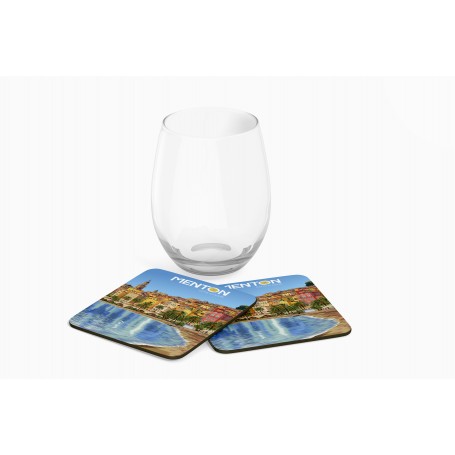 Dessous de verre de la ville de Menton