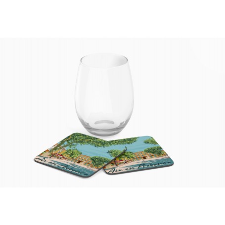 Dessous de verre de la ville d'Aix-en-Provence