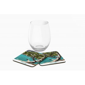 Dessous de verre de Marseille - Calanque