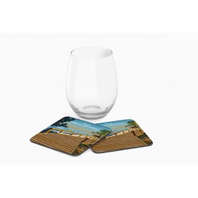 Dessous de verre du lac de Carcans - Maubuisson