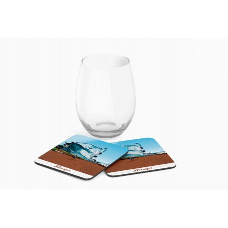 Dessous de verre d'Hossegor - mur vague