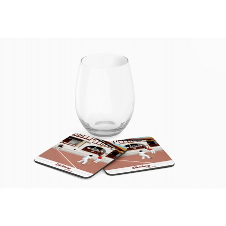 Dessous de verre de Guéthary - fronton