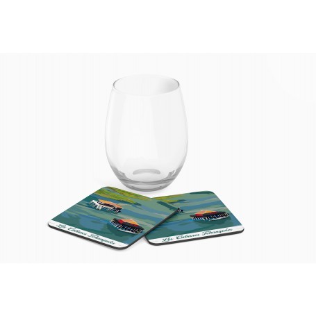 Dessous de verre des Cabanes Tchanquées