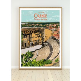 Affiche de la ville d'Orange