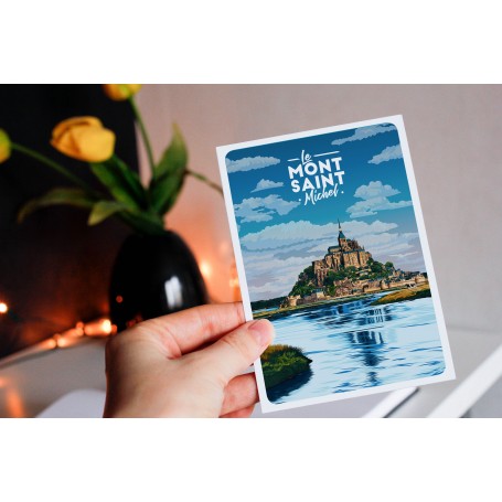 Carte Postale du Mont-Saint-Michel