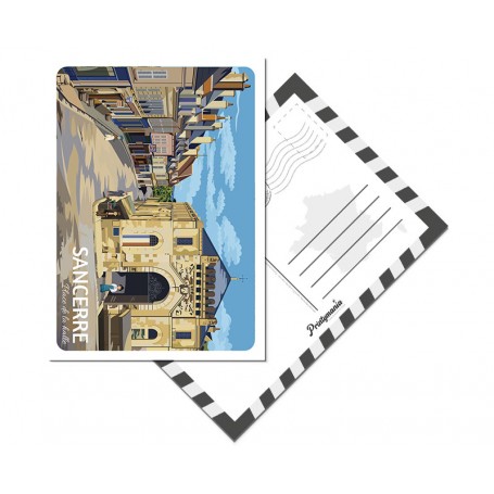 Carte Postale de Sancerre - Halle