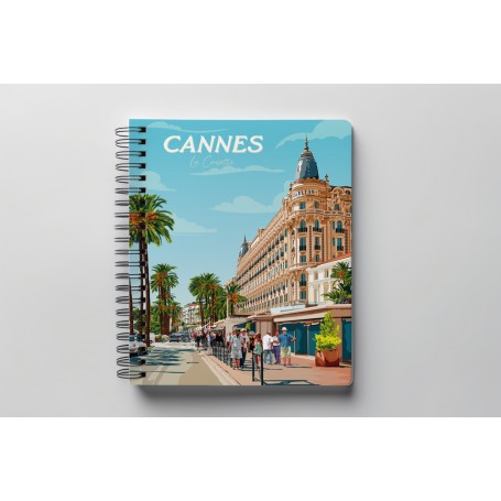Carnet de notes de la ville de Cannes - la Croisette