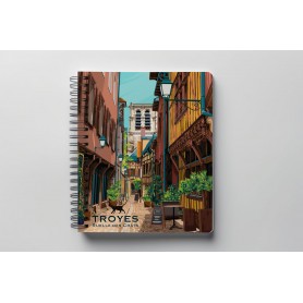 Carnet de notes de Troyes - La ruelle des chats