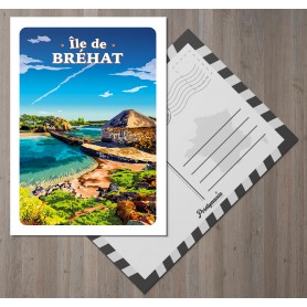 Carte postale de l'île de Bréhat