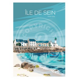 Affiche de l'île de Sein