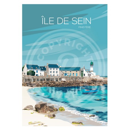 Affiche de l'île de Sein