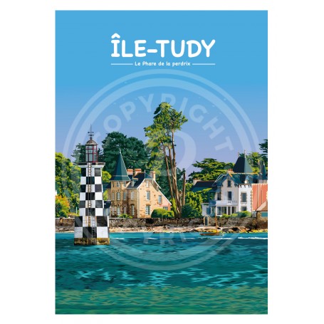 Affiche de l'île Tudy