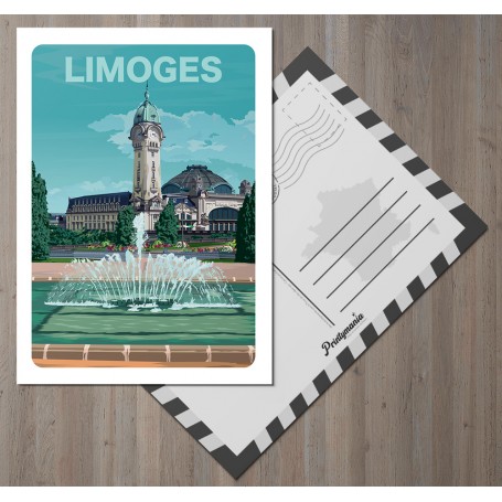 Carte postale de Limoges