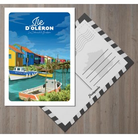 Carte Postale de l'île d'Oleron