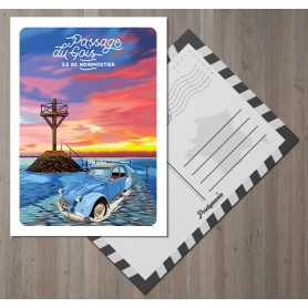 Carte postale du Passage du Gois - Noirmoutier