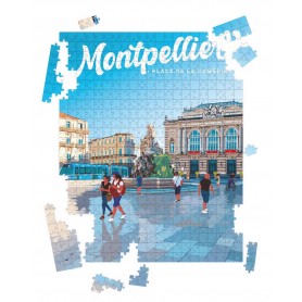 Puzzle de Montpellier - Place de la Comédie