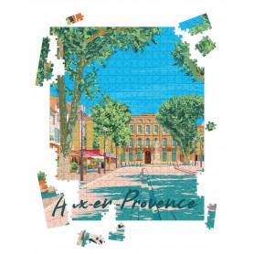 Puzzle de la ville d'Aix-en-Provence
