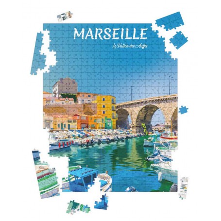 Puzzle de Marseille - Vallon des Auffes