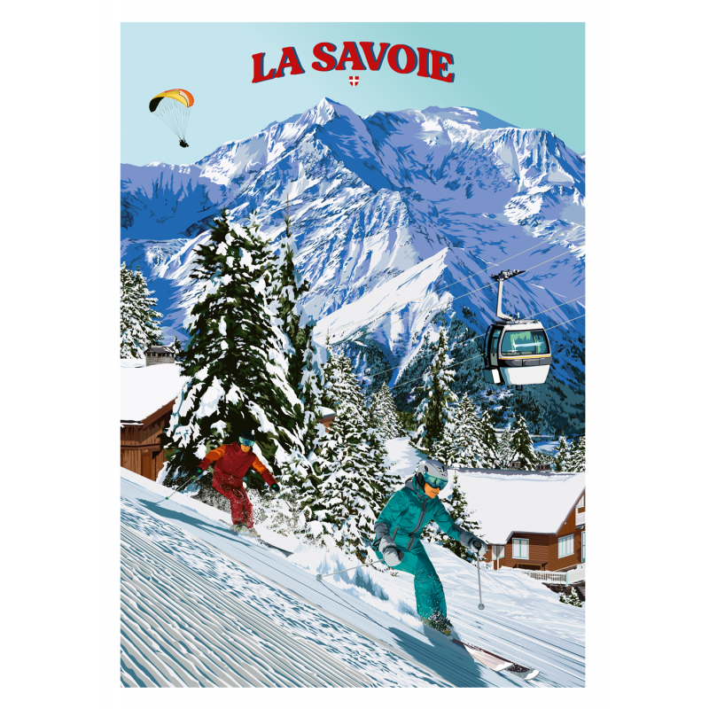 U24 Drapeau De La Savoie – 20x30 Cm, Polyester 110g/m², Résistant UV Et Intempéries, Fabrication Allemande