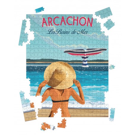 Puzzle de Arcachon - Les Bains de Mer