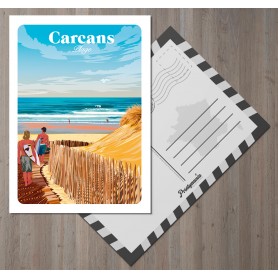 Carte postale de Carcans