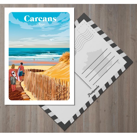 Carte postale de Carcans