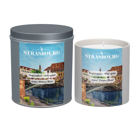 Bougie parfumée de la ville de Strasbourg