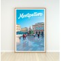 Affiche de Montpellier - Place de la Comédie