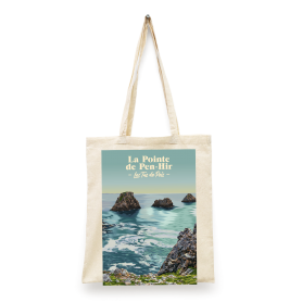 Tote Bag de la pointe de Pen-Hir - Les Tas de Pois
