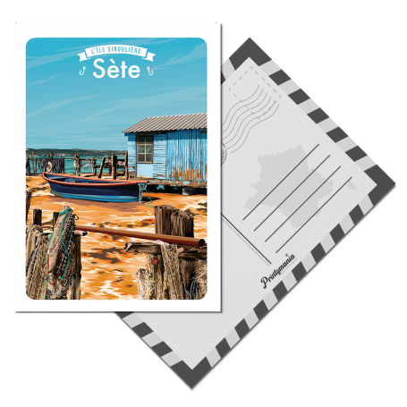 Cartes Postales de Sète - les Cabanes