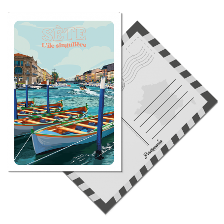 Cartes Postales de Sète - le Canal