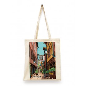 Tote Bag de Troyes - La ruelle des chats