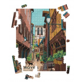 Puzzle de Troyes - La ruelle des chats