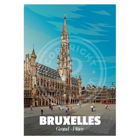 Affiche de Bruxelles