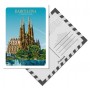 Carte postale de Barcelone