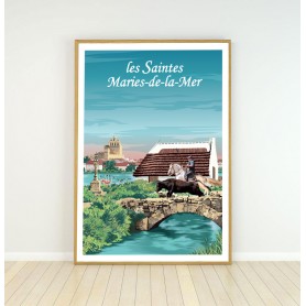 Affiche des Saintes-Maries-de-la-Mer