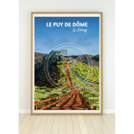 Affiche du Puy de Dôme - le Sancy
