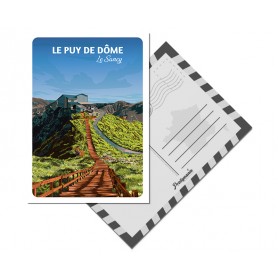 Carte postale du Puy de Dôme - le Sancy