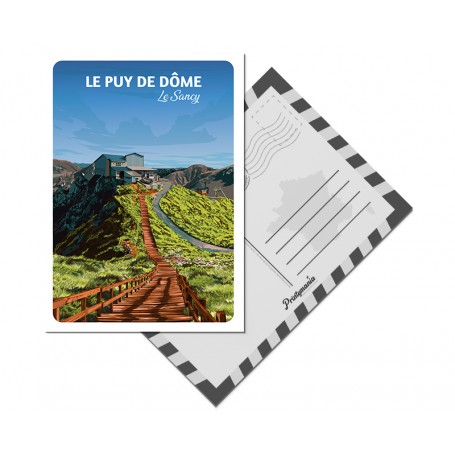 Carte postale du Puy de Dôme - le Sancy