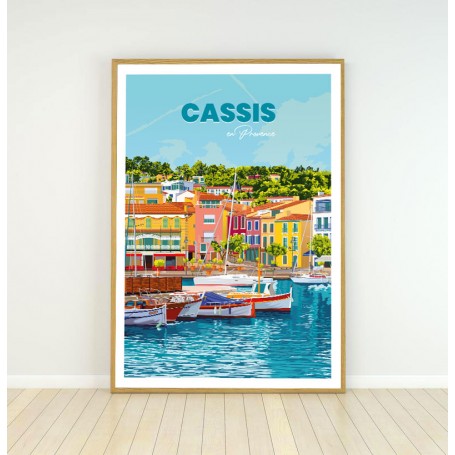 Affiche de Cassis en Provence