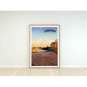 Affiche de Lomener - Plage